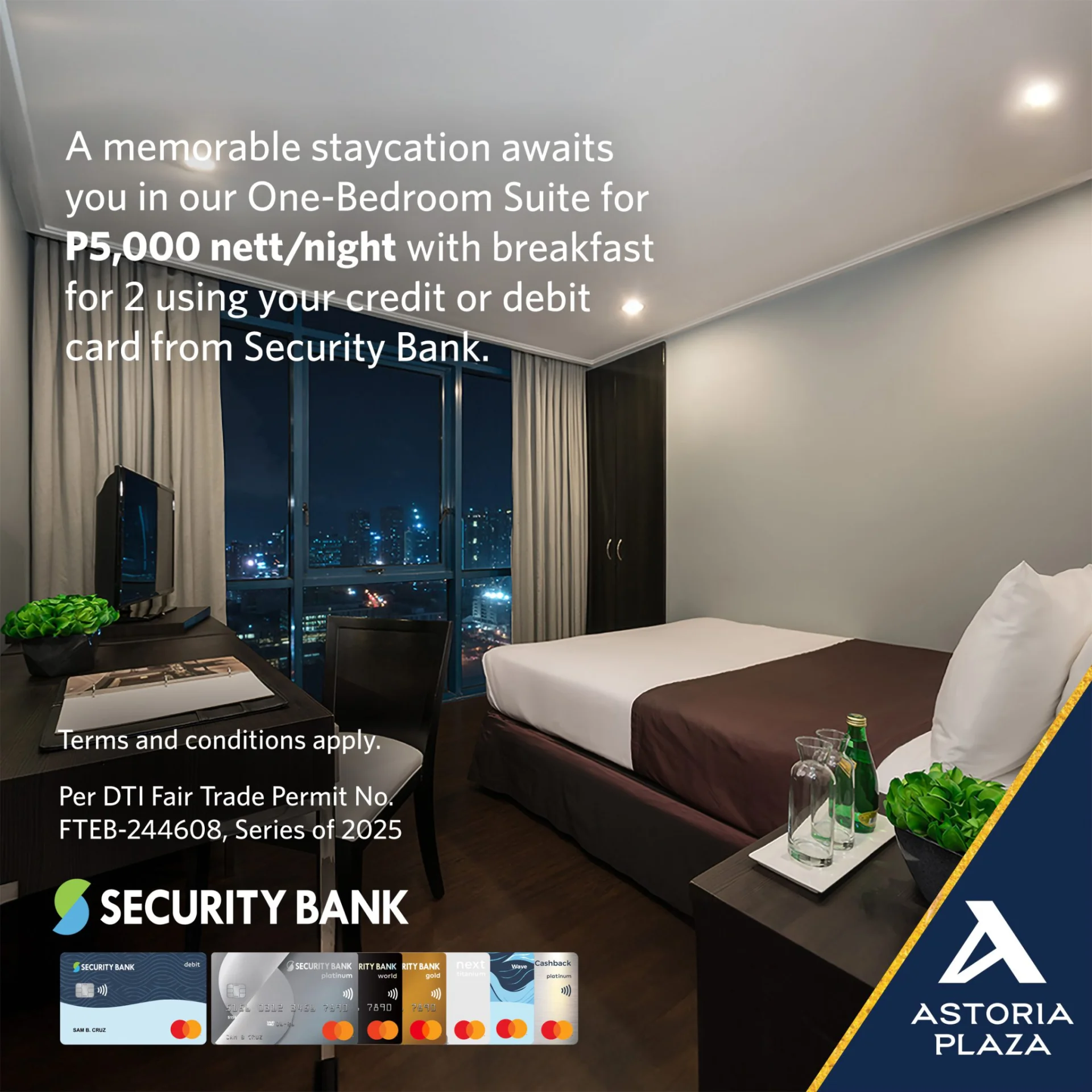 Security Bank Promo – Astoria Plaza