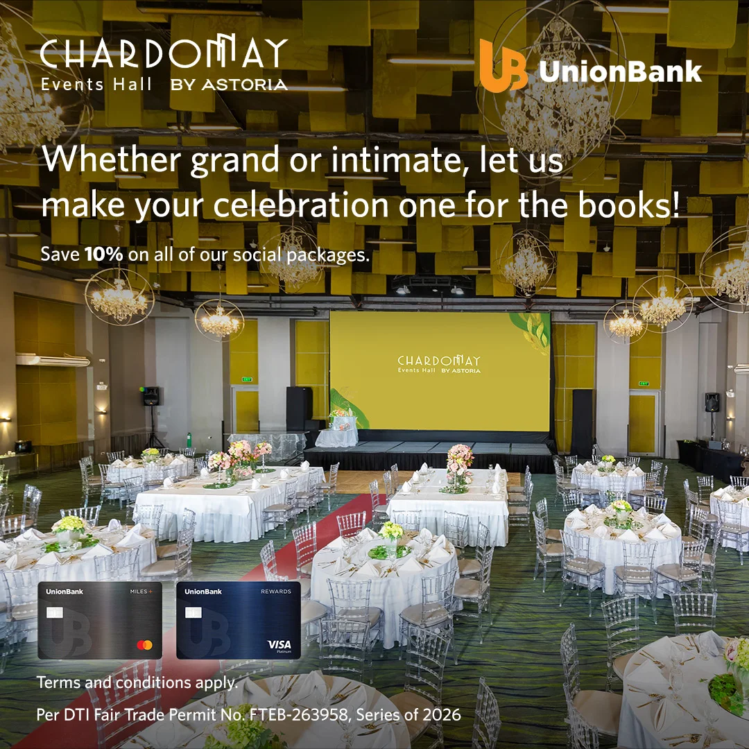 UnionBank Promo - Chardonnay Events Hall By Astoria